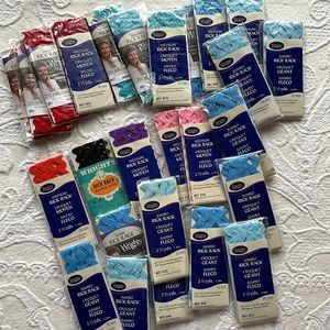 Vintage Rick Rack Large Lot 26 packs new